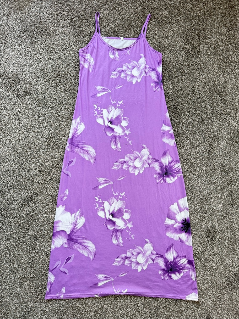 SHEIN Purple Floral Dress